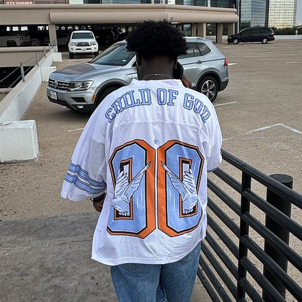 Child of God casual mesh jersey