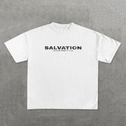 Salvation Jesus Paid It All Print Short Sleeve T-shirt