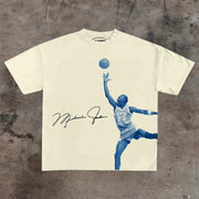 Michael Jordan Loose Printed T-shirt