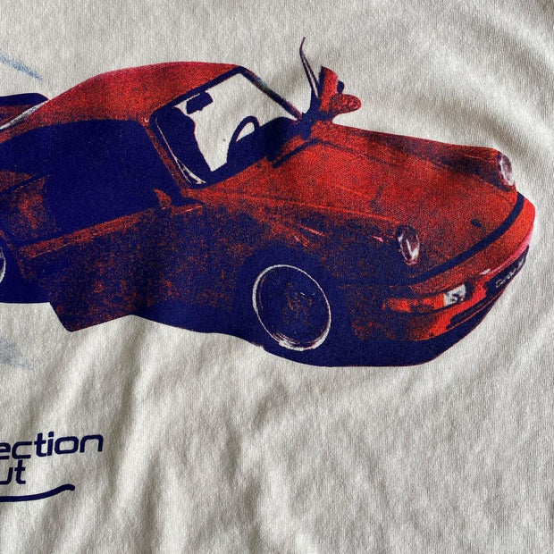 Car pattern personalized retro short-sleeved T-shirt