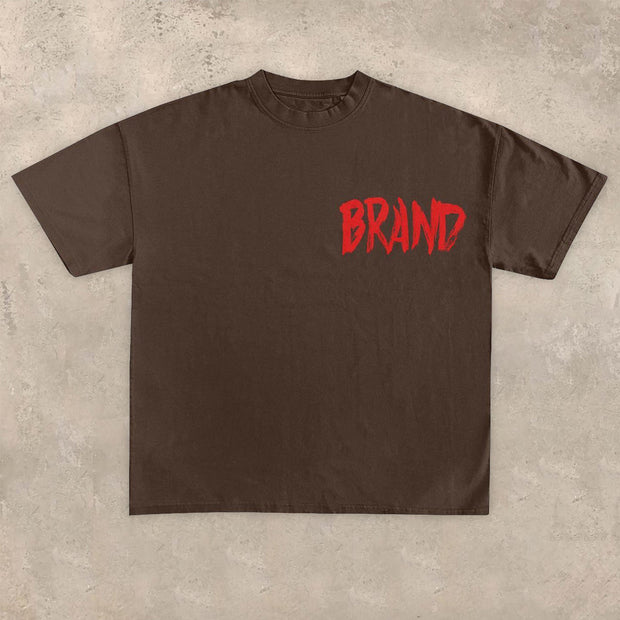 vintage skull print T-shirt