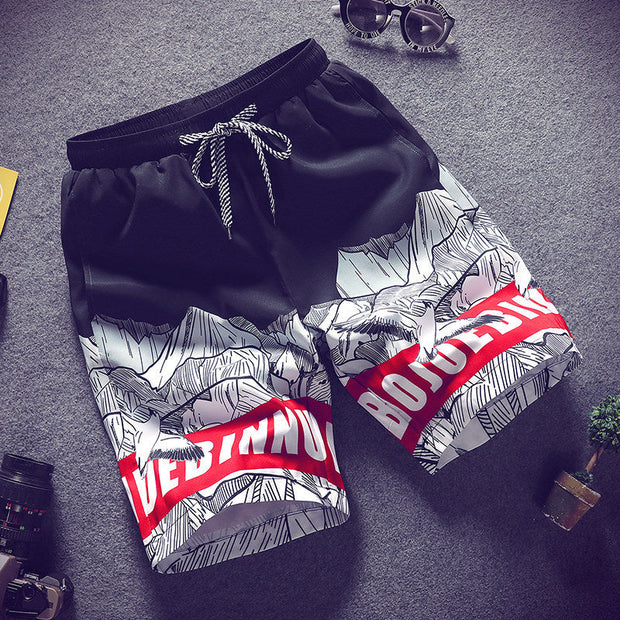 Fashion vacation leisure beach loose couple shorts