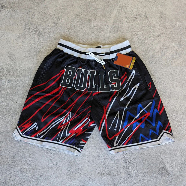 Fashionable and personalized college style printed shorts