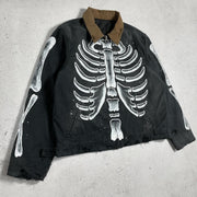 Skull Street Lined Zip-Up Jacket