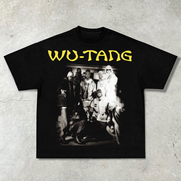 Wu-Tang Clan Casual Street Rap T-shirt