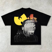 Wu-Tang Clan Casual Street Rap T-shirt