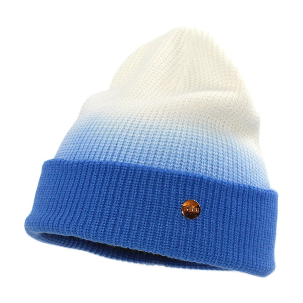 Gradient texture small standard knitted hat warm woolen hat