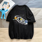 Hong Kong style short-sleeved insT-shirt loose