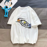 Hong Kong style short-sleeved insT-shirt loose