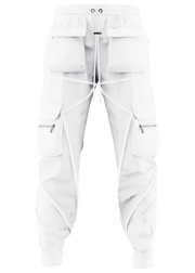 Fashion street style loose multi-pocket cargo trousers