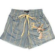 angel stripe stretch shorts