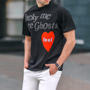 Casual printed hip-hop street short-sleeved T-shirt