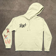 Stylish printed skull hoodie