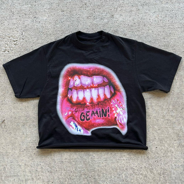 Angel casual street T-shirt