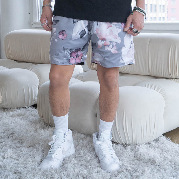 Fashion Print Casual Loose Vintage Shorts