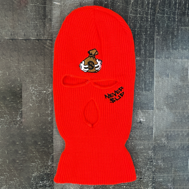 Street style trend design printed knitted mask hat