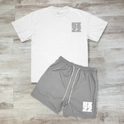 Retro Gray Casual Essentials Suit