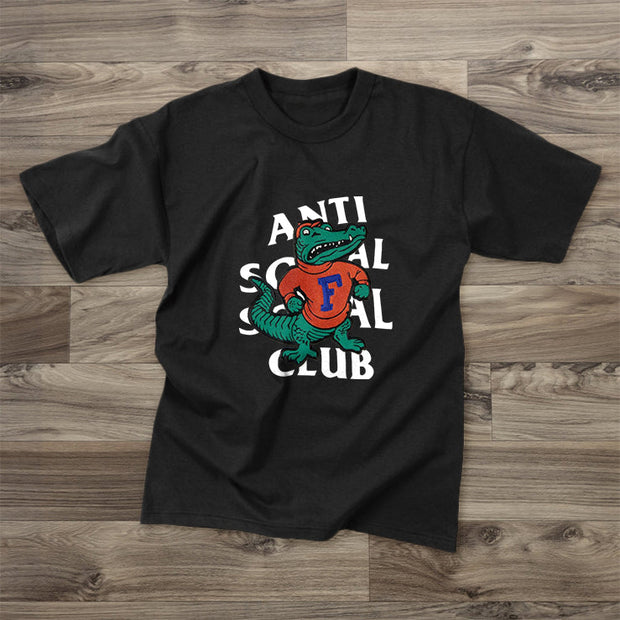 Trendy casual retro street short-sleeved T-shirt