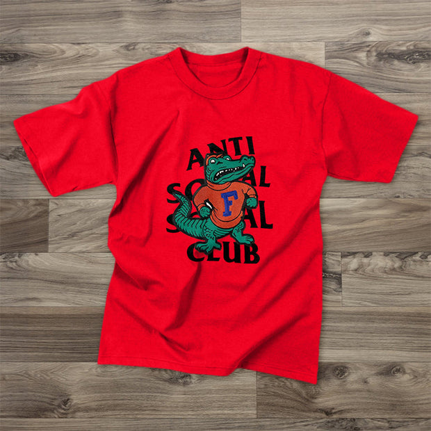 Trendy casual retro street short-sleeved T-shirt