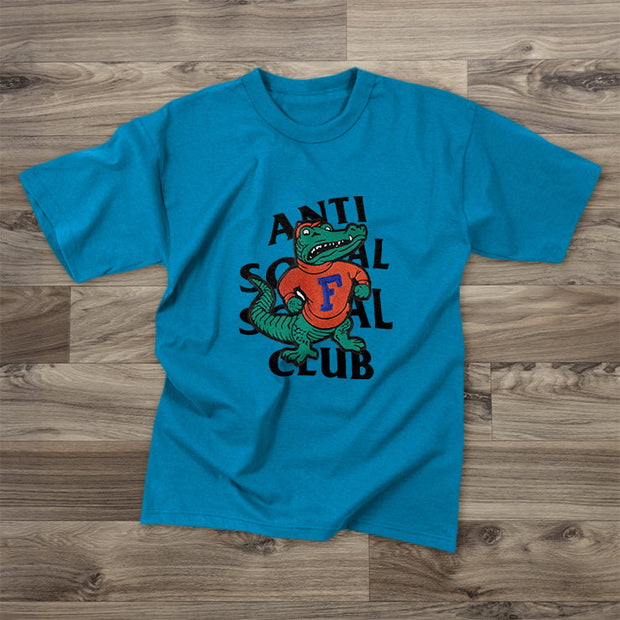 Trendy casual retro street short-sleeved T-shirt