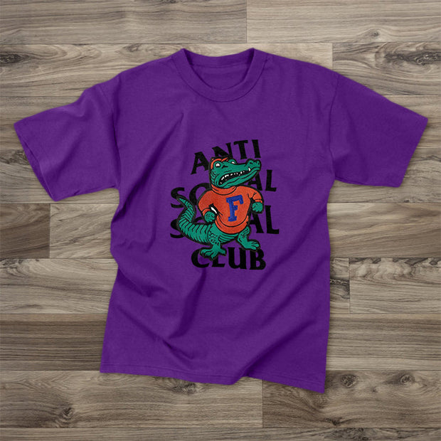 Trendy casual retro street short-sleeved T-shirt