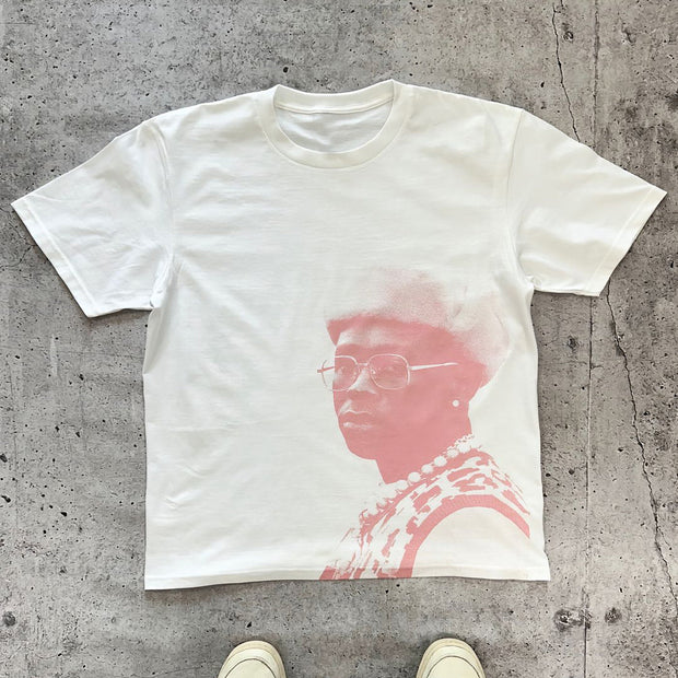 Character Print Short Sleeve T-Shirt