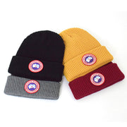 Outdoor warm hat sports cap lengthened thick knitted hat