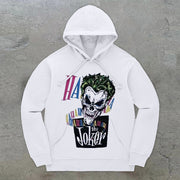 Trendy Joker Pattern Long Sleeve Hoodie