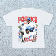 Trendy retro hip-hop short-sleeved T-shirt