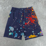 graffiti hip hop street loose design shorts
