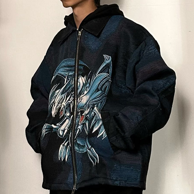 Yu-Gi-Oh Casual Street Tapestry Zip-Up Jacket