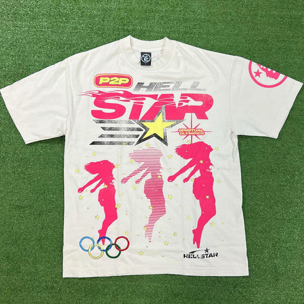 Personalized fashion street style print T-shirt