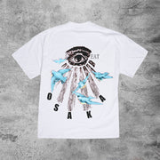 OSAKA Print Fashion Street Short Sleeve T-Shirt