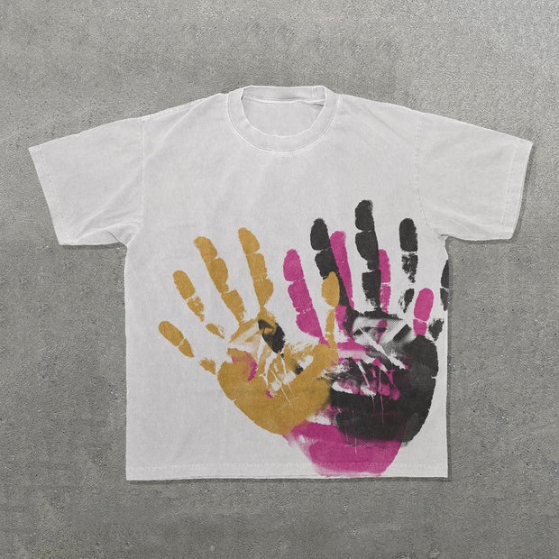 Palms Print Short Sleeve T-Shirt