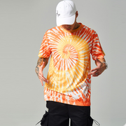 Street personality tie-dye loose short sleeve men's T-shirt