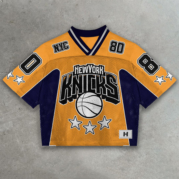 New York King Casual Street Mesh Jersey