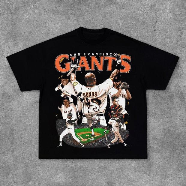 Personalized Sports Team Print Short Sleeve T-Shirt