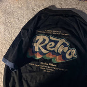 American retro oversizes loose short sleeve T-shirt