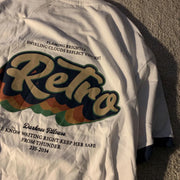 American retro oversizes loose short sleeve T-shirt