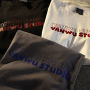 PeterWoo simple letter print short-sleeved T-shirt