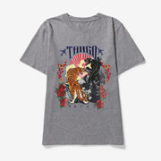 Art Retro Graphic Short Sleeve Street T-Shirt