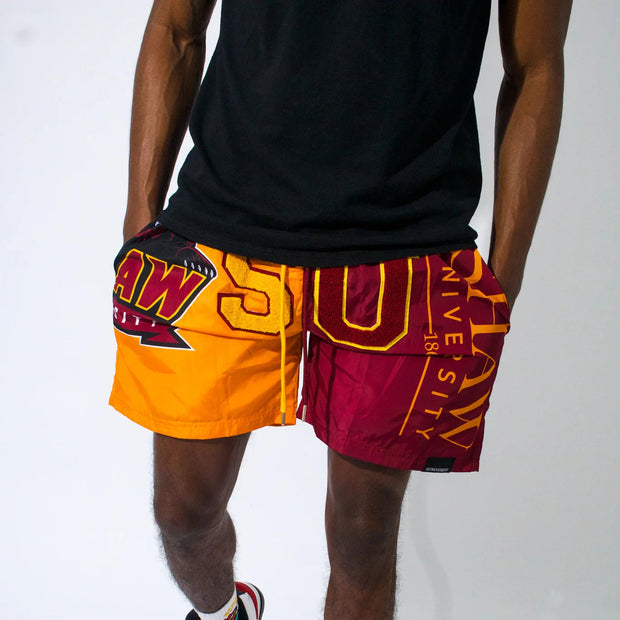Casual street sports patchwork shorts