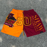 Casual street sports patchwork shorts