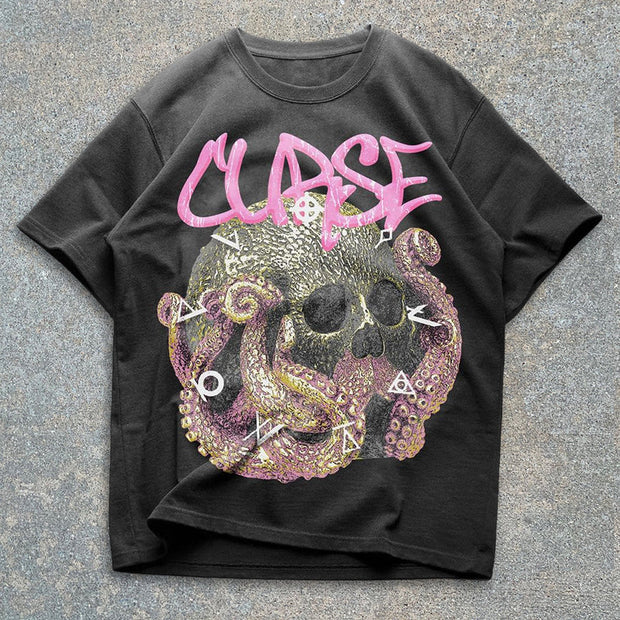 Skull Graphic Short Sleeve T-Shirt