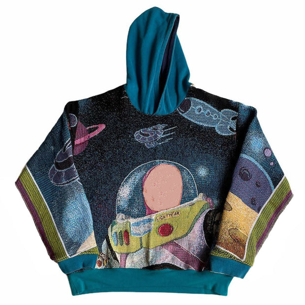 Street retro casual fashion long-sleeved hoodie