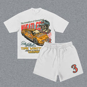 Racer No. 3 Print Two Piece Set