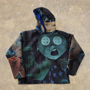 Funny Cartoon Comics Print Long Sleeve Hoodies