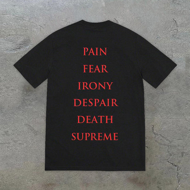 Street Style Hip Hop Fashion Short Sleeve T-Shirt