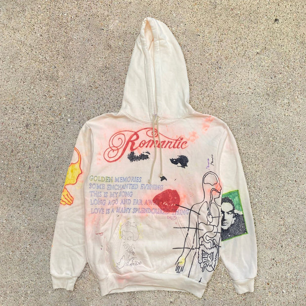 Personalized printing casual fashion long-sleeved hoodie