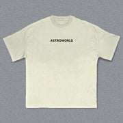 Astroworld Print Short Sleeve T-shirt